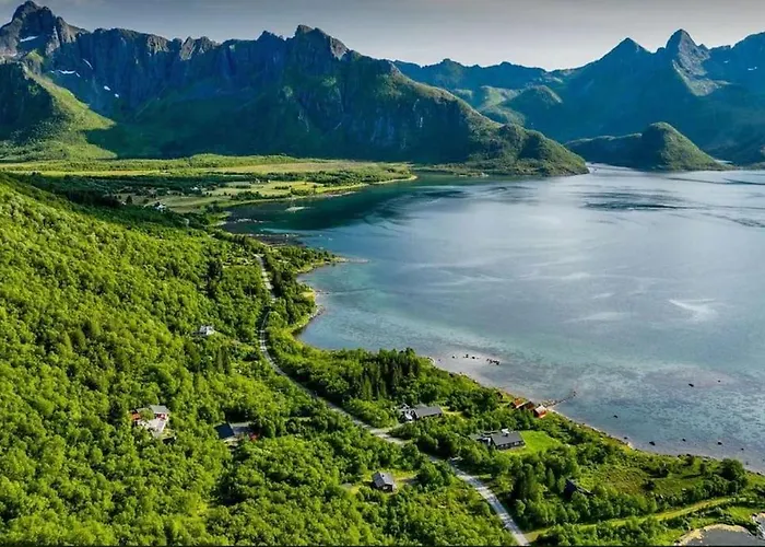 Дом отдыха Koselig I Lofoten, Sjo, Fjellutsikt, Parkering